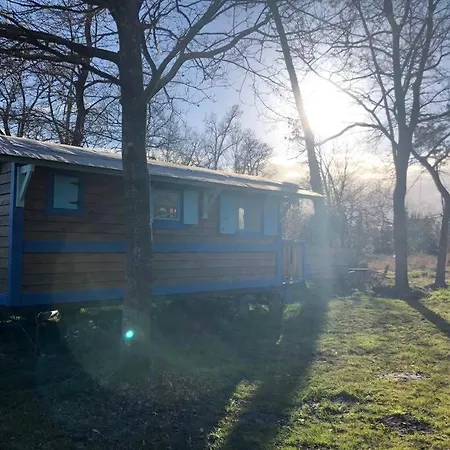 Charmante Roulotte Dans La Nature